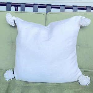 Moroccan Pom Pom Pillow